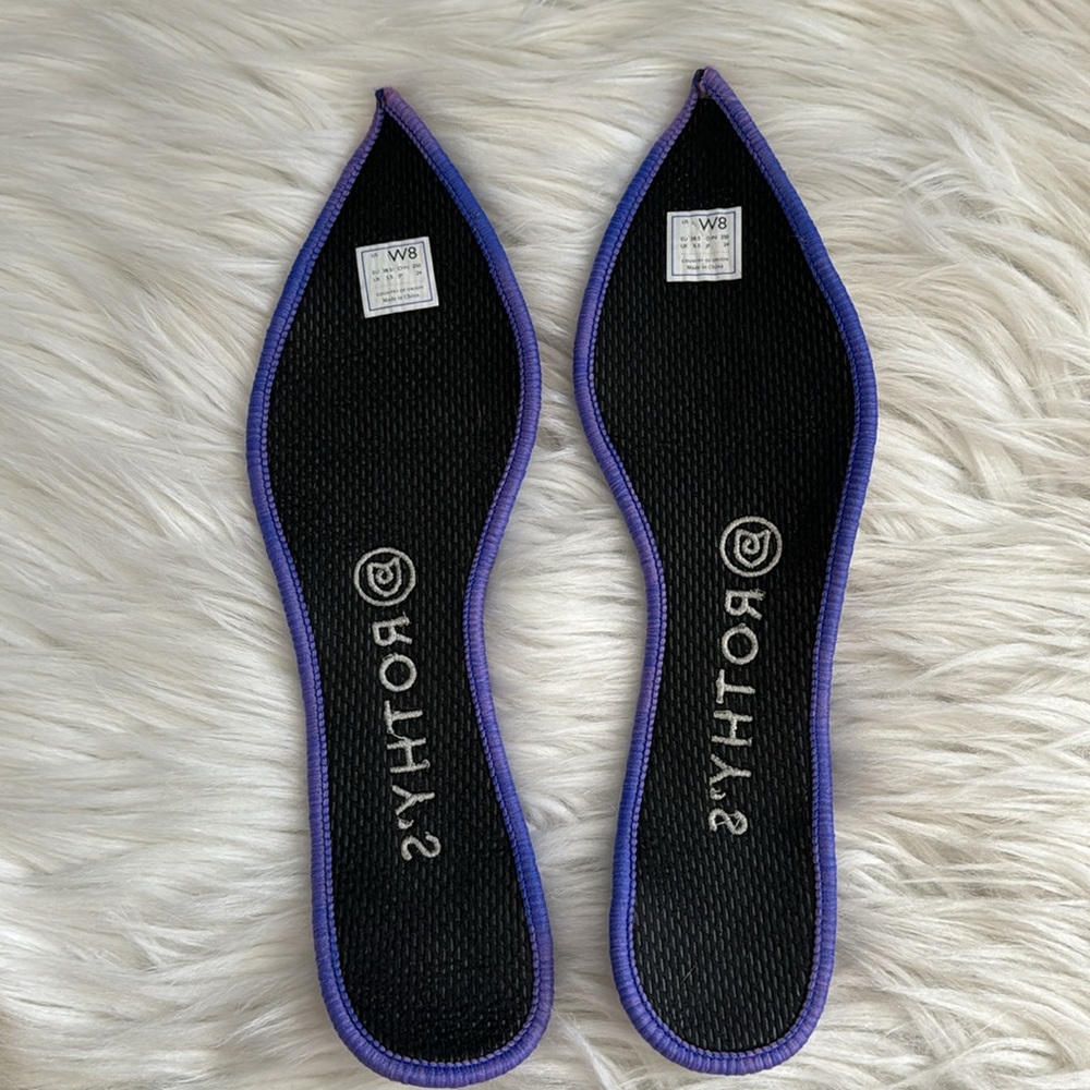 Rothy's "Retired" The Point Flat Marigold Color Size 8 - Picture 11 of 12